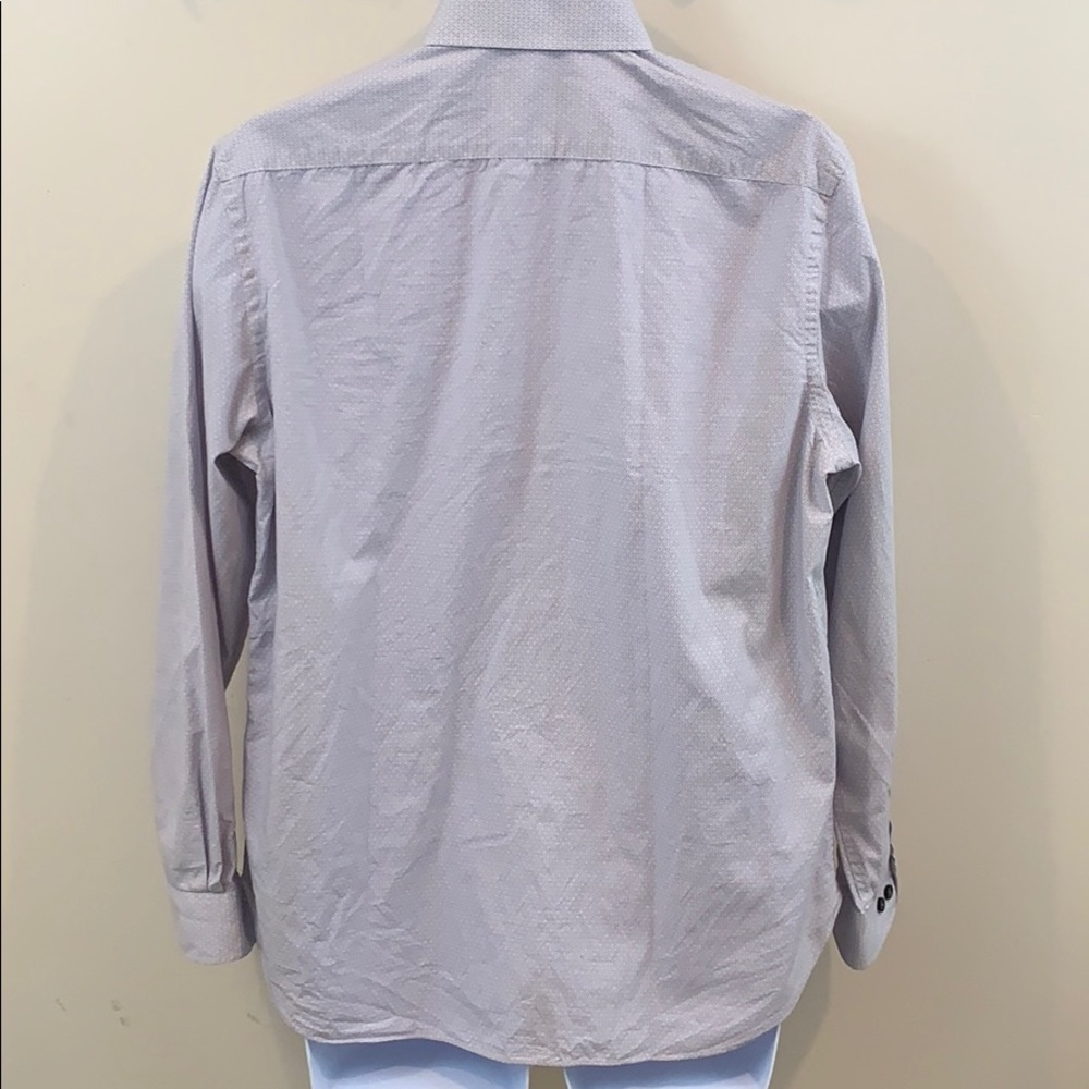 Michael Kors Slim Fit Trim Stretch Button Up Shirt - Picture 5 of 8